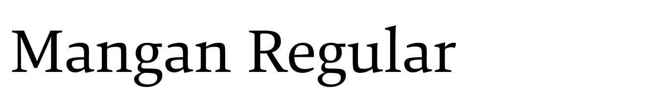 Mangan Regular